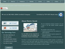 Tablet Screenshot of electrozavod.com
